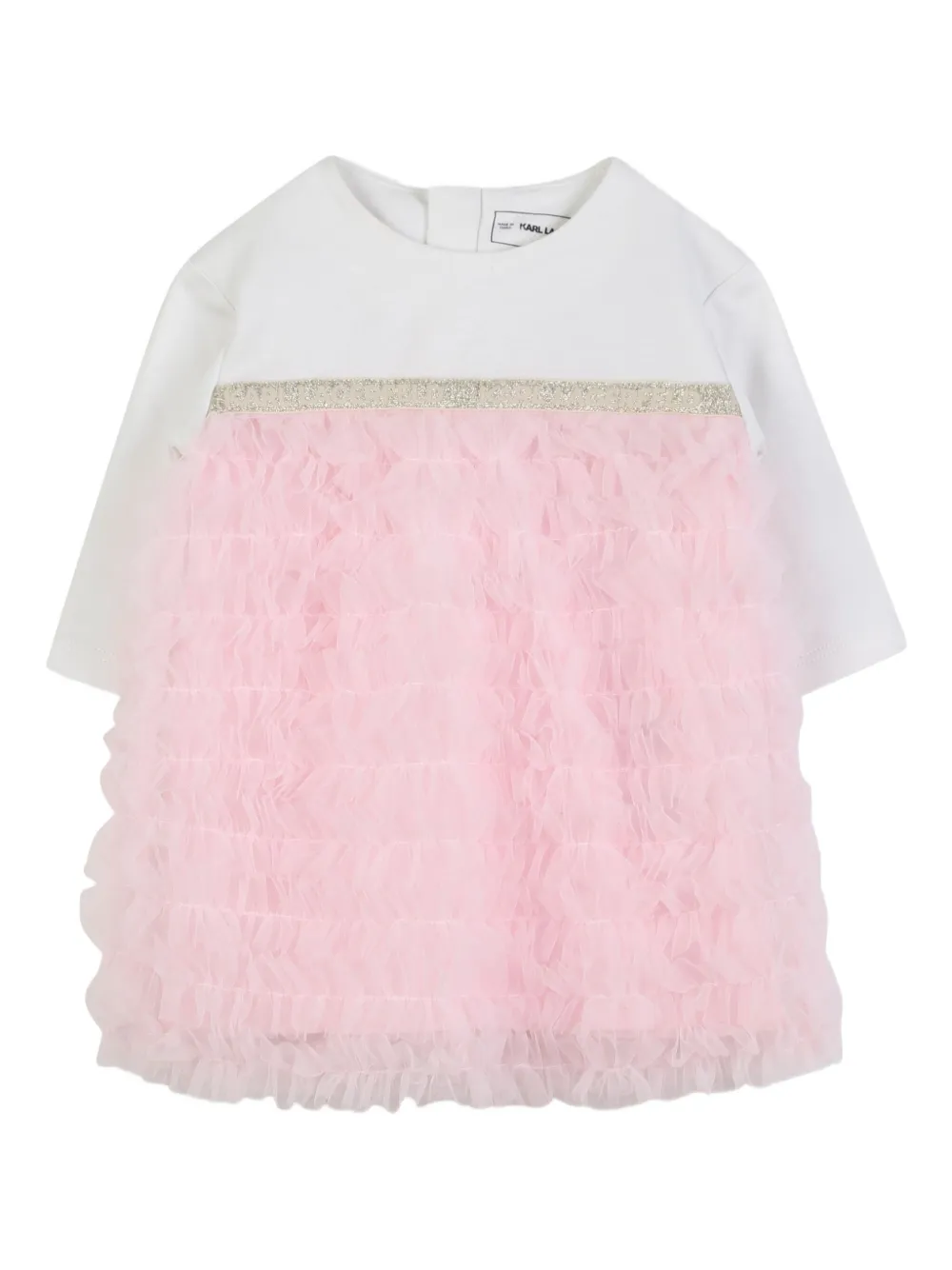 Платье с оборками KARL LAGERFELD KIDS, белый
Платье с оборками KARL LAGERFELD KIDS, белый