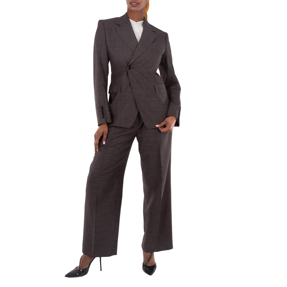 Барберри Длинный рукав Тейлоред Жакет Burberry, серый/красный 
Барберри Длинный рукав Тейлоред Жакет Burberry, серый/красный