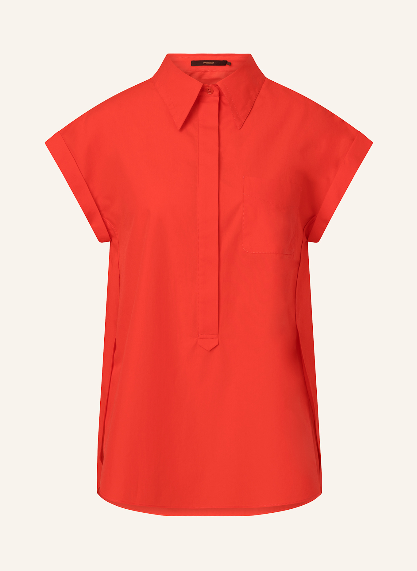 Блузка рубашка Windsor., красный 
Блузка рубашка Windsor., красный