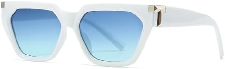 Солнцезащитные очки в стиле ретро 2026 года, квадратные, для женщин и мужчин, модные, в стиле панк, с заклепками, с синим градиентом, защита от ультрафиолета UV400 MTZJH, C3 White Blue
Солнцезащитные очки в стиле ретро 2026 года, квадратные, для женщин и мужчин, модные, в стиле панк, с заклепками, с синим градиентом, защита от ультрафиолета UV400 MTZJH, C3 White Blue