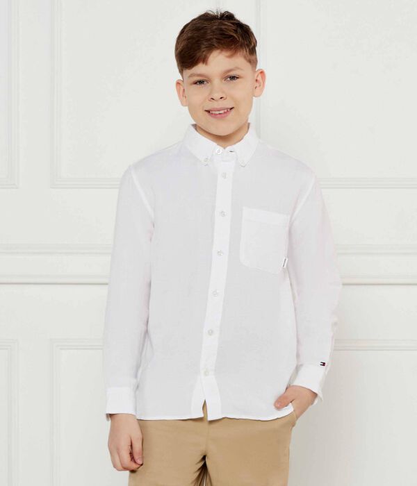 Льняная рубашка Regular fit Tommy Hilfiger, белый
Льняная рубашка Regular fit Tommy Hilfiger, белый