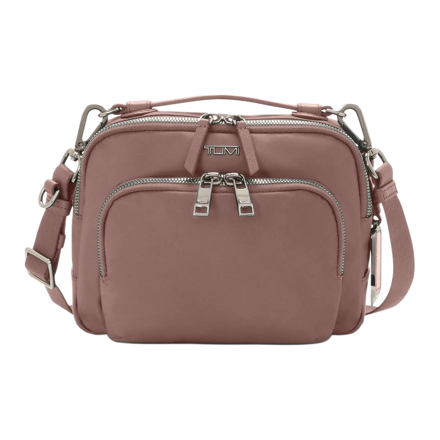 TUMI Путешественник Нейлоновая Наплечная Сумка через плечо Женская Светло-фиолетовая Красная