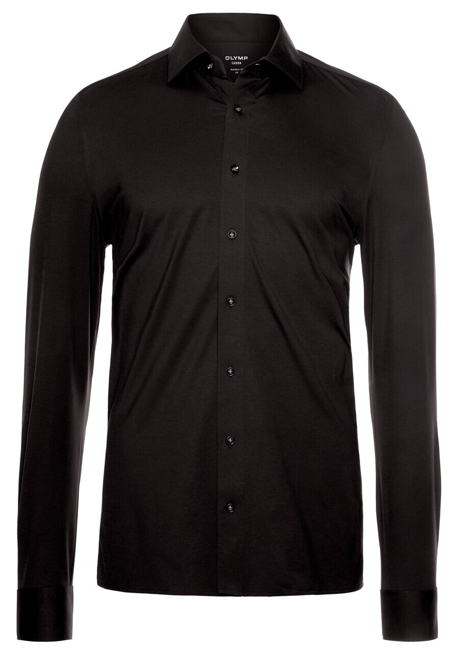 Рубашка на пуговицах стандартного кроя Olymp, черный
Рубашка на пуговицах стандартного кроя Olymp, черный
