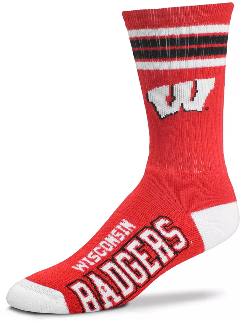 Носки Deuce Crew с 4 полосками для босых ног Wisconsin Badgers For Bare Feet
Носки Deuce Crew с 4 полосками для босых ног Wisconsin Badgers For Bare Feet