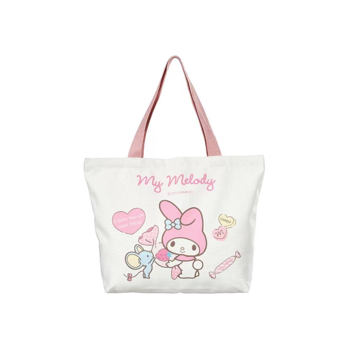 Sanrio Хлопковая сумка через плечо с принтом, My Melody
Sanrio Хлопковая сумка через плечо с принтом, My Melody