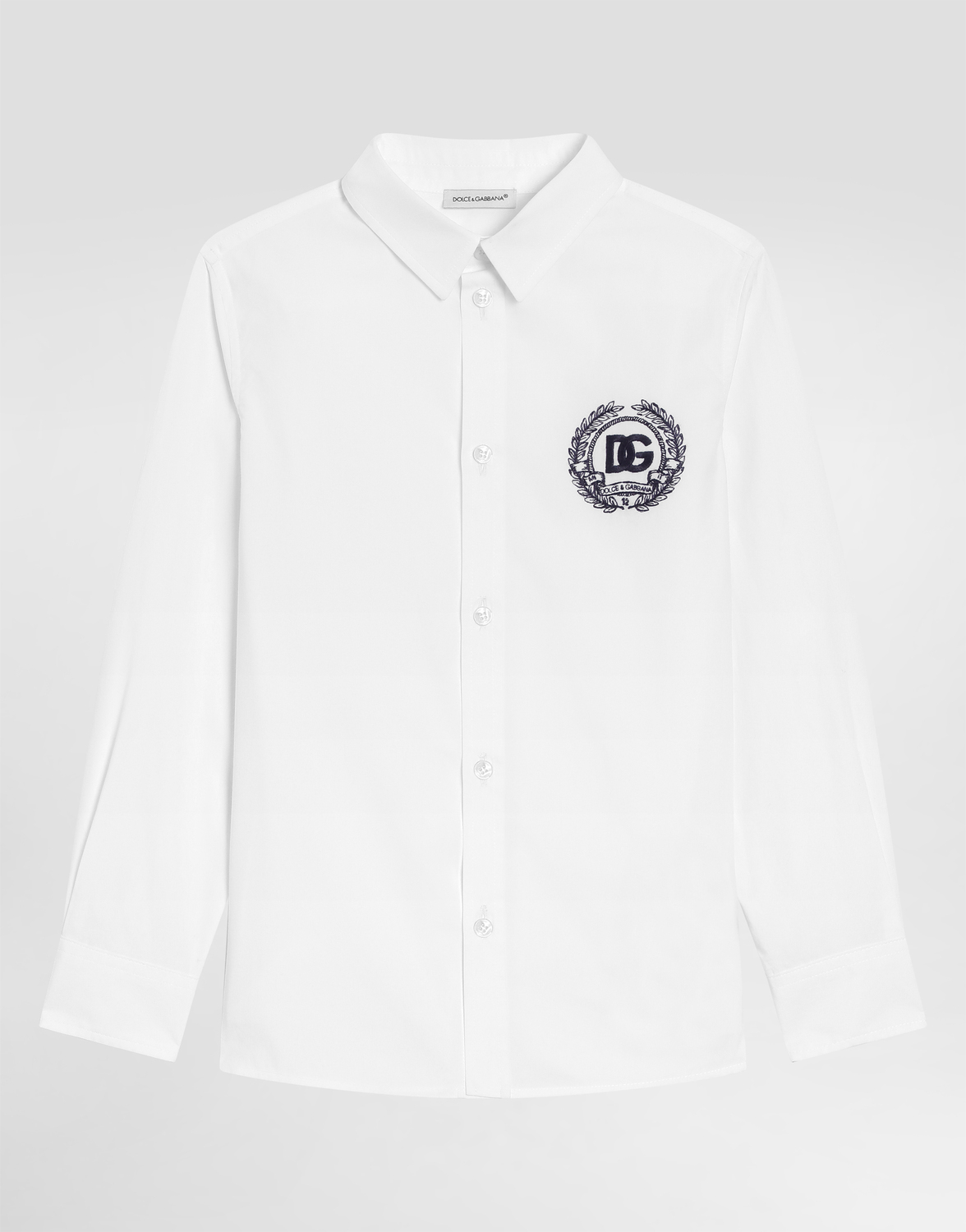 Рубашка из поплина с логотипом DG Dolce&Gabbana, белый
Рубашка из поплина с логотипом DG Dolce&Gabbana, белый