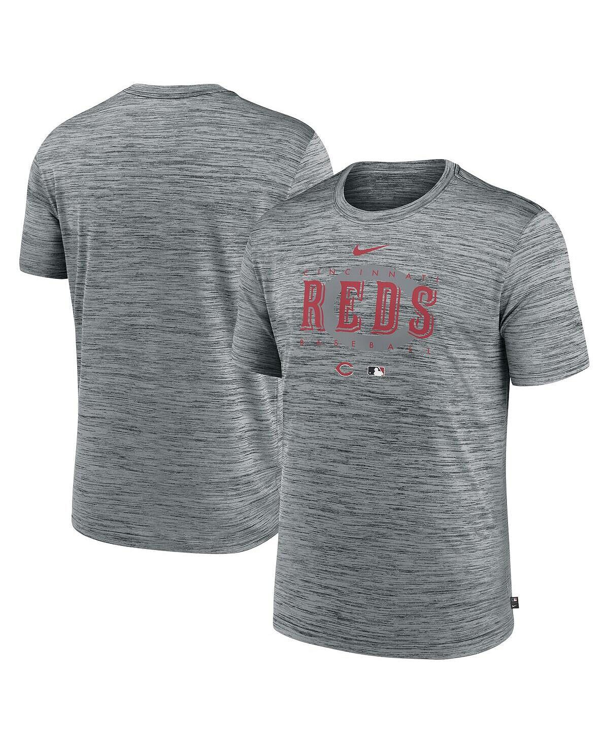 Мужская футболка Heather Grey Cincinnati Reds Authentic Collection Velocity Performance Practice Practice Nike
Мужская футболка Heather Grey Cincinnati Reds Authentic Collection Velocity Performance Practice Practice Nike