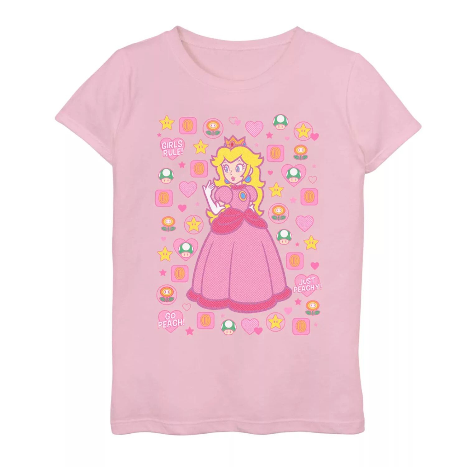 Футболка с плакатом и графикой Nintendo Super Mario Peach Items для девочек 7–16 лет Licensed Character
Футболка с плакатом и графикой Nintendo Super Mario Peach Items для девочек 7–16 лет Licensed Character