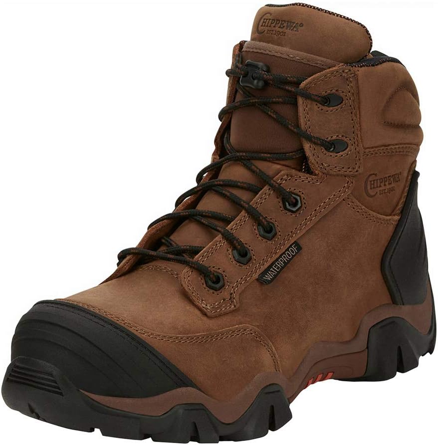 Рабочие сапоги Chippewa Cross Terrain с композитным носком, 6 дюймов - водонепроницаемые мужские рабочие ботинки - противоскользящая обувь на шнуровке - широкий размер - прочные с резиновой подошвой, коричневый
Рабочие сапоги Chippewa Cross Terrain с композитным носком, 6 дюймов - водонепроницаемые мужские рабочие ботинки - противоскользящая обувь на шнуровке - широкий размер - прочные с резиновой подошвой, коричневый