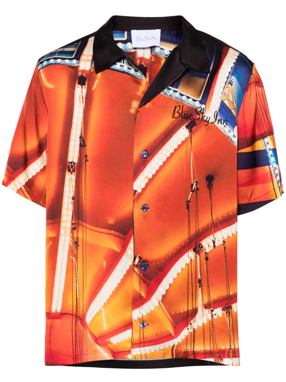 Рубашка с графичным принтом BLUE SKY INN, оранжевый
Рубашка с графичным принтом BLUE SKY INN, оранжевый