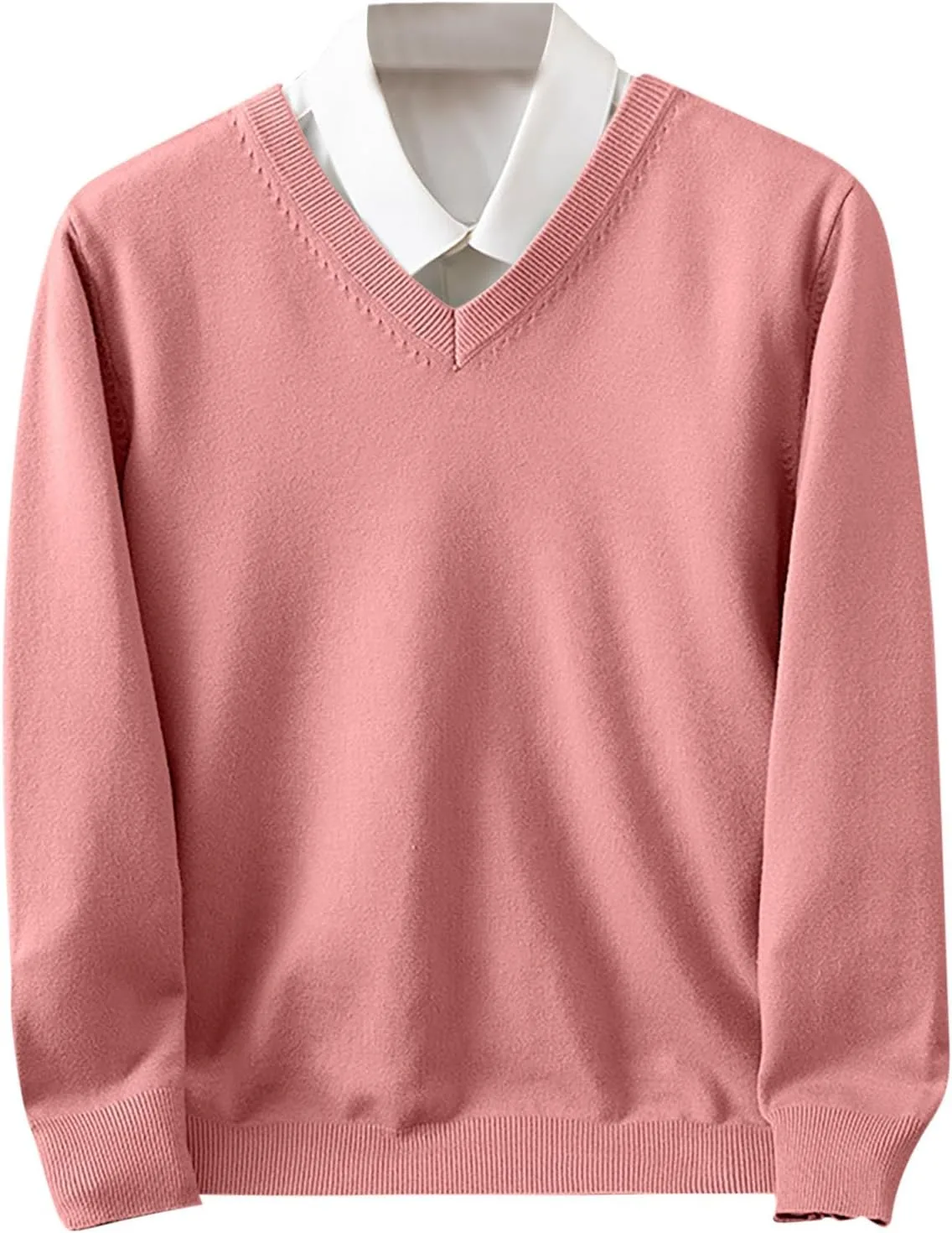 Мужской легкий свитер Slim Fit V-образный вырез TXGMNA
Мужской легкий свитер Slim Fit V-образный вырез TXGMNA