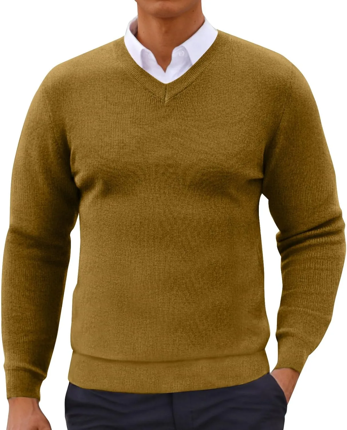 Мужской свитер с V-образным вырезом, длинный рукав, slim fit, хлопок
Мужской свитер с V-образным вырезом, длинный рукав, slim fit, хлопок