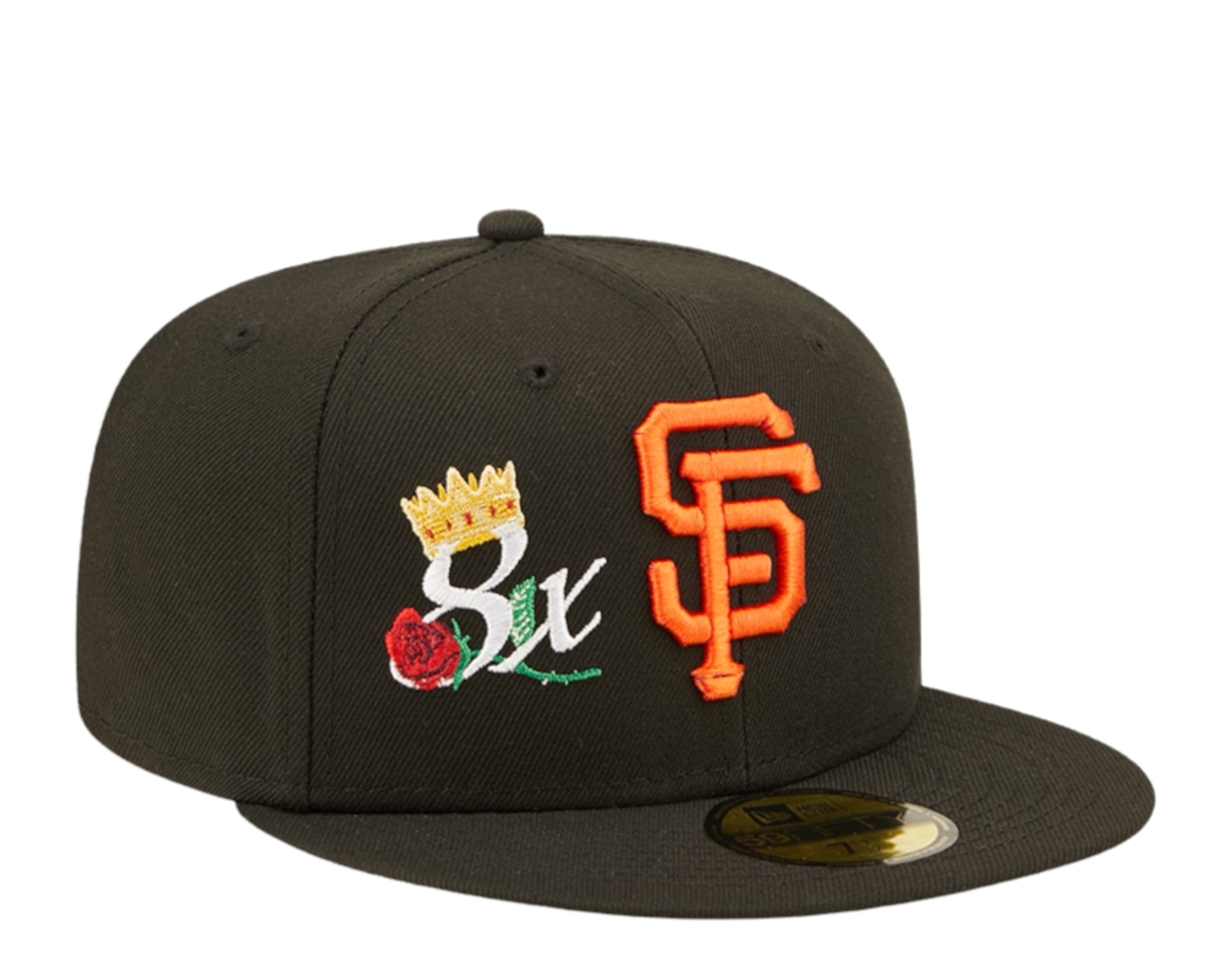 Кепка New Era 59Fifty MLB San Francisco Giants Crown 8X Champs Blk Fitted 60243483, черный
Кепка New Era 59Fifty MLB San Francisco Giants Crown 8X Champs Blk Fitted 60243483, черный