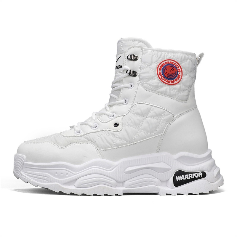 WARRIOR Термостойкие противоскользящие утепленные снежные ботинки для мужчин с увеличенной высотой и защитой от истирания, бело-красные
WARRIOR Термостойкие противоскользящие утепленные снежные ботинки для мужчин с увеличенной высотой и защитой от истирания, бело-красные