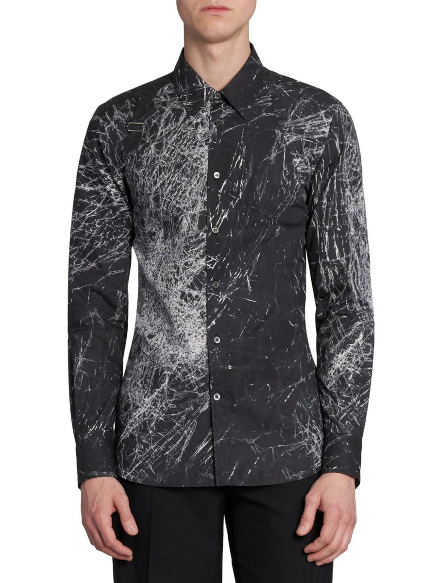 Рубашка из хлопка с принтом Harness McQueen, черный
Рубашка из хлопка с принтом Harness McQueen, черный