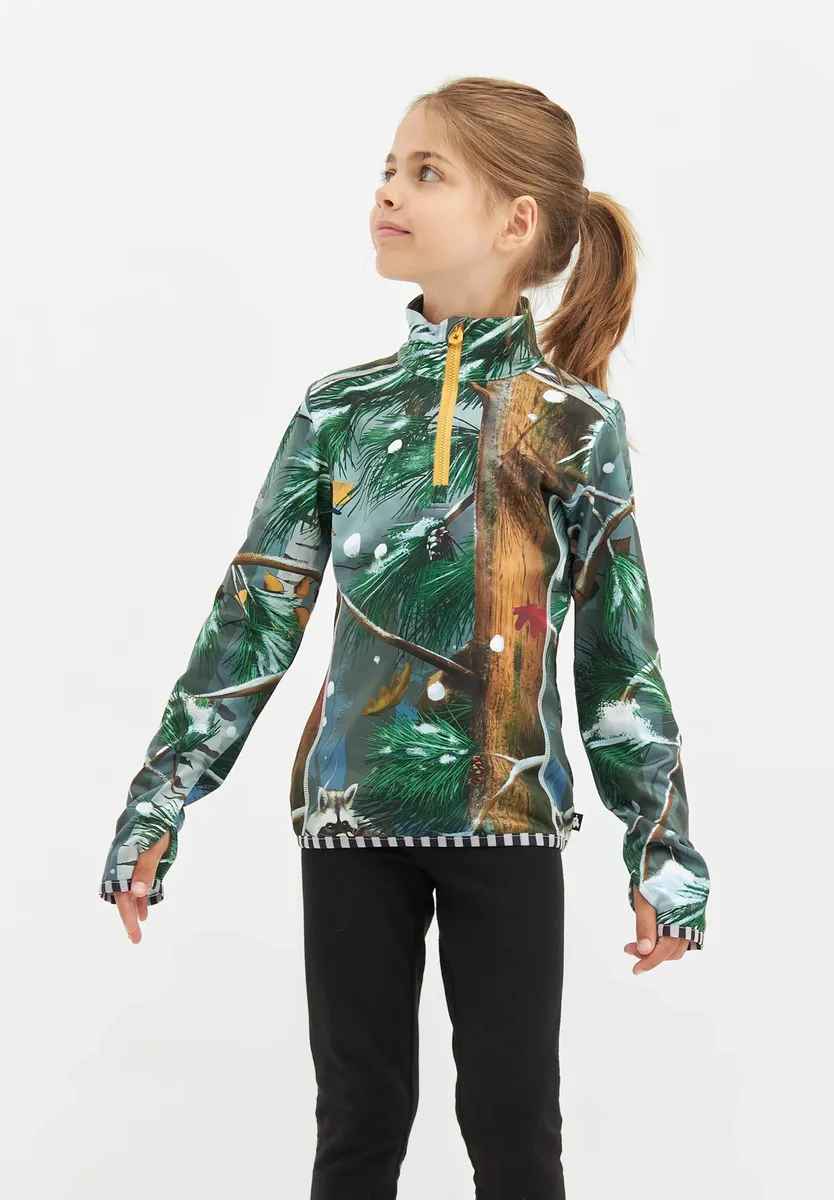 Рубашка WeeDo с длинными рукавами "WOODS Funderwear", функциональная рубашка, регулирующая влажность, для детей, цвет Waldprint
Рубашка WeeDo с длинными рукавами "WOODS Funderwear", функциональная рубашка, регулирующая влажность, для детей, цвет Waldprint