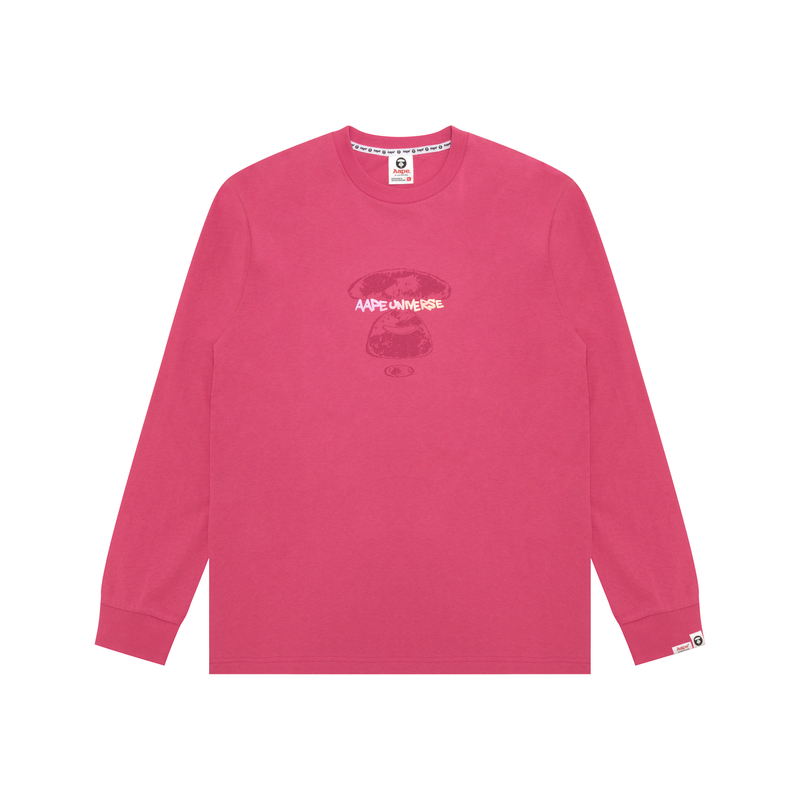 Футболка с длинным рукавом от A Bathing APE Aape, розовый
Футболка с длинным рукавом от A Bathing APE Aape, розовый