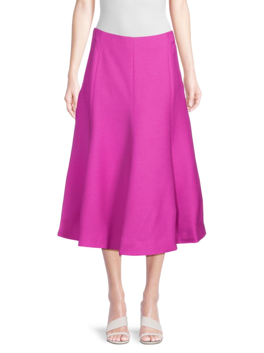 Юбка миди А-силуэта из шерсти и шелка Valentino, цвет Berry
Юбка миди А-силуэта из шерсти и шелка Valentino, цвет Berry