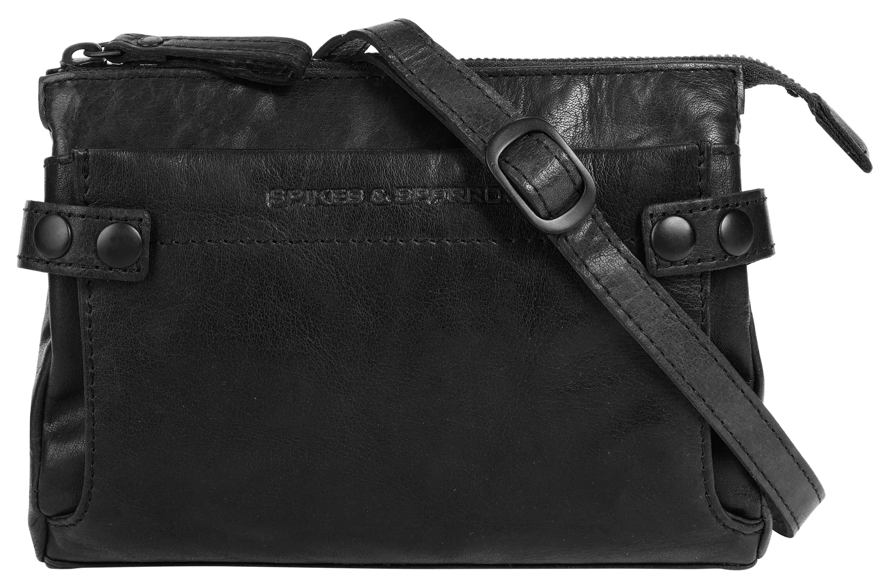 Сумка через плечо Spikes & Sparrow, натуральная кожа, черный
Сумка через плечо Spikes & Sparrow, натуральная кожа, черный