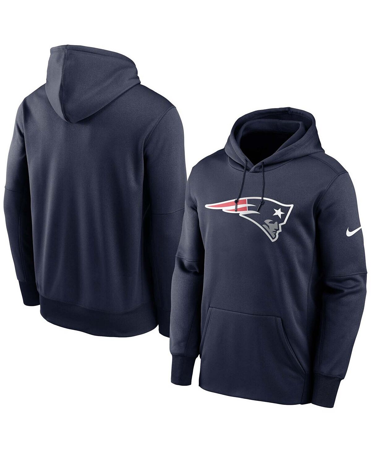 Мужской темно-синий пуловер с капюшоном New England Patriots Fan Gear Primary Logo Performance Nike
Мужской темно-синий пуловер с капюшоном New England Patriots Fan Gear Primary Logo Performance Nike