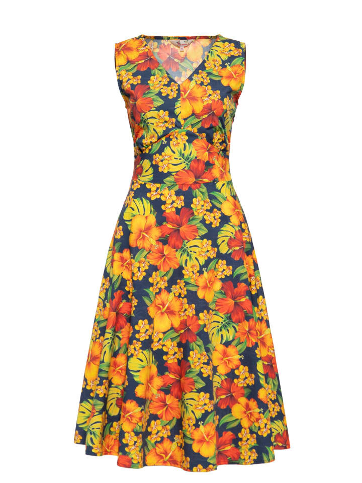 Длинное платье Queen Kerosin Swing Hibiskus, разноцветный
Длинное платье Queen Kerosin Swing Hibiskus, разноцветный