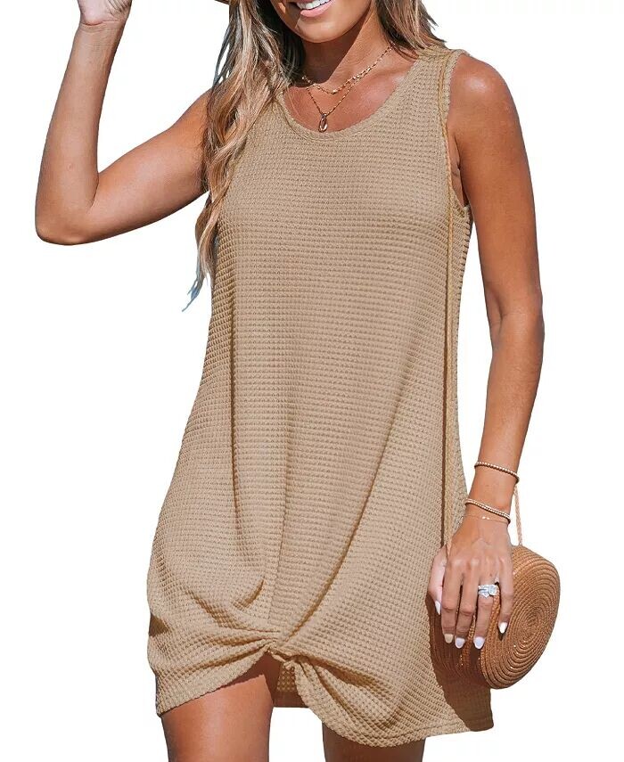 Женское бежевое накидка с вафельным трикотажем и подворотом CUPSHE, бежевый
Женское бежевое накидка с вафельным трикотажем и подворотом CUPSHE, бежевый