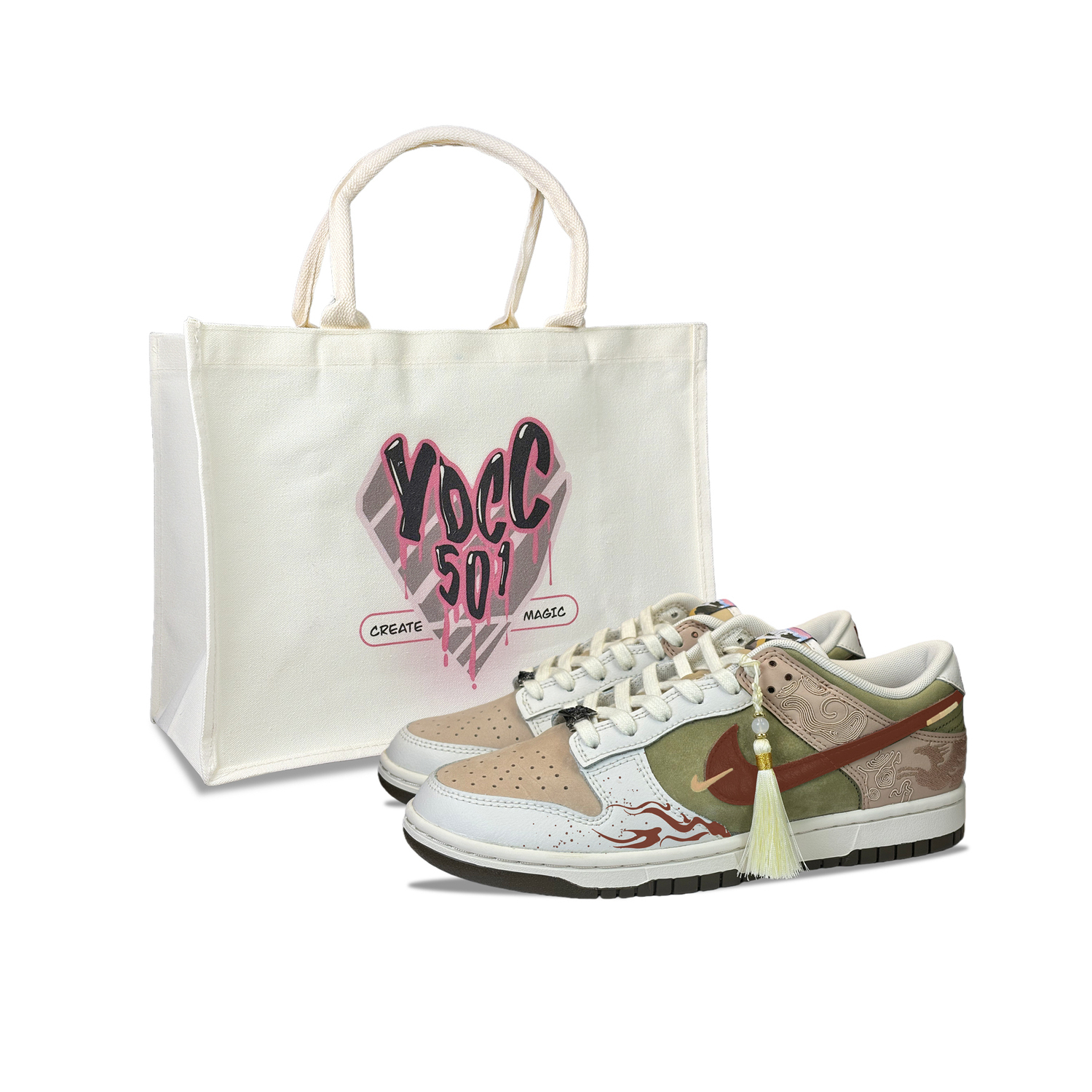 Nike Dunk YDCC Golden Spike Plain, подарочная сумка Low top Skateboard Shoes Unisex бежевый умбра
Nike Dunk YDCC Golden Spike Plain, подарочная сумка Low top Skateboard Shoes Unisex бежевый умбра