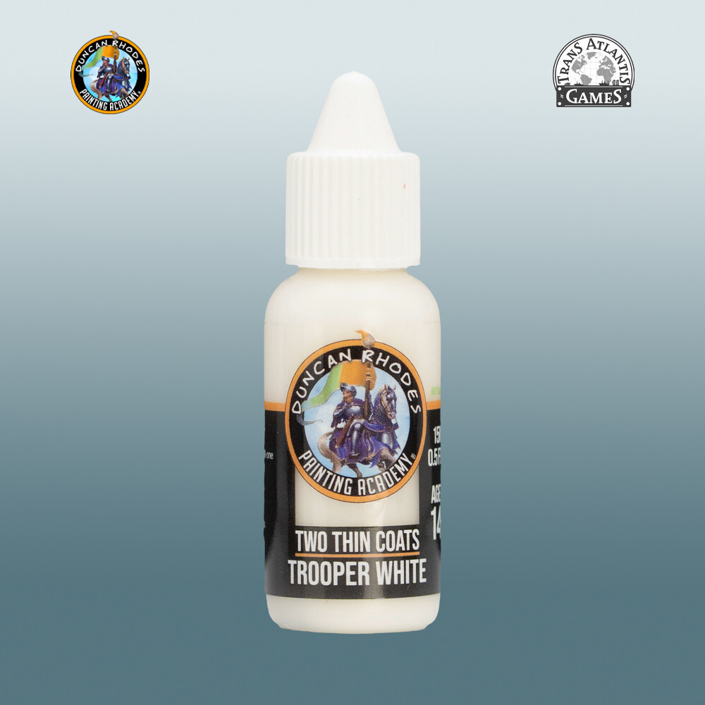 Аксессуары Duncan Rhodes Painting Academy Two Thin Coats: Trooper White (15ml)
Аксессуары Duncan Rhodes Painting Academy Two Thin Coats: Trooper White (15ml)