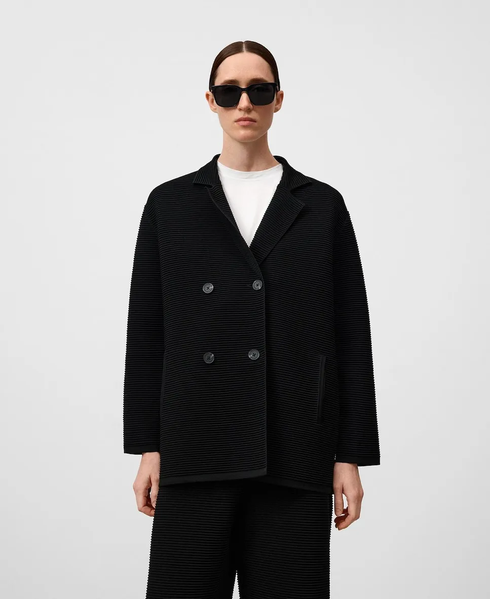 Женская перекрещенная жакет из структурированного трикотажа Adolfo Dominguez, черный
Женская перекрещенная жакет из структурированного трикотажа Adolfo Dominguez, черный