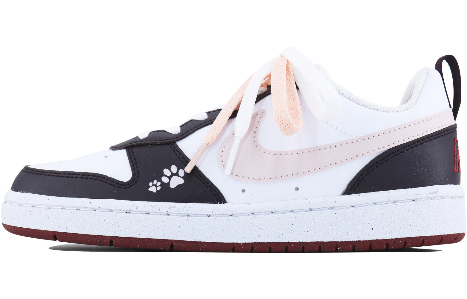 Nike Court Borough Bear Tale Low top Детские скейтбординговые кроссовки черный белый розовый
Nike Court Borough Bear Tale Low top Детские скейтбординговые кроссовки черный белый розовый