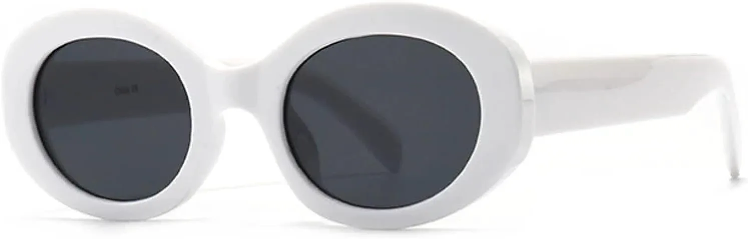 Модные овальные солнцезащитные очки для женщин с защитой от УФ-излучения UV400, мужские ретро-круглые солнцезащитные очки с леопардовым принтом TKKTLLT, White Gray
Модные овальные солнцезащитные очки для женщин с защитой от УФ-излучения UV400, мужские ретро-круглые солнцезащитные очки с леопардовым принтом TKKTLLT, White Gray