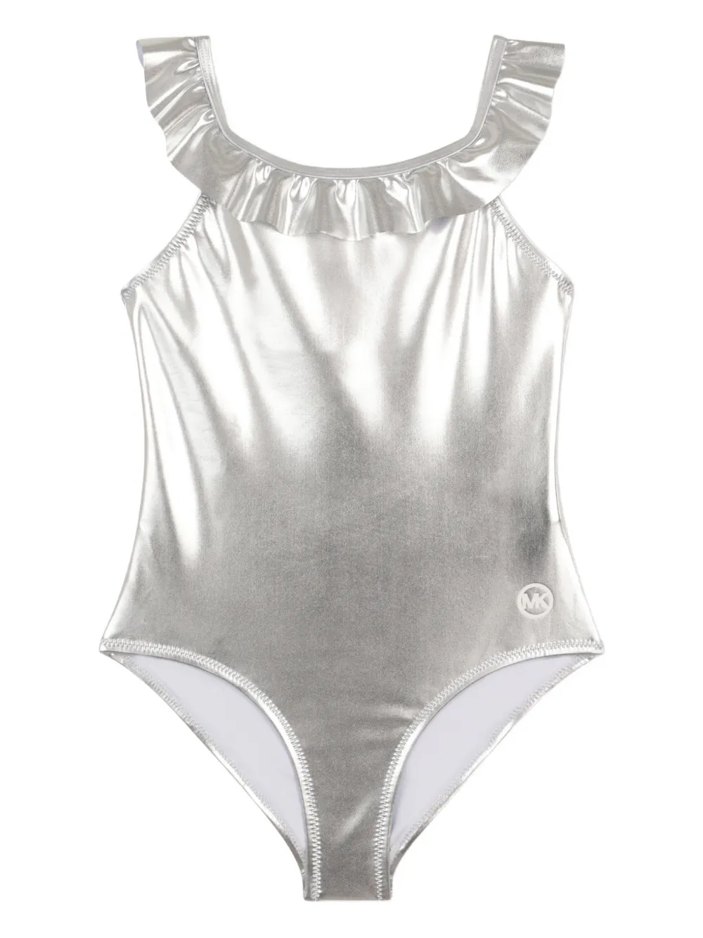 Купальник с оборками Michael Kors Kids, серебристый
Купальник с оборками Michael Kors Kids, серебристый