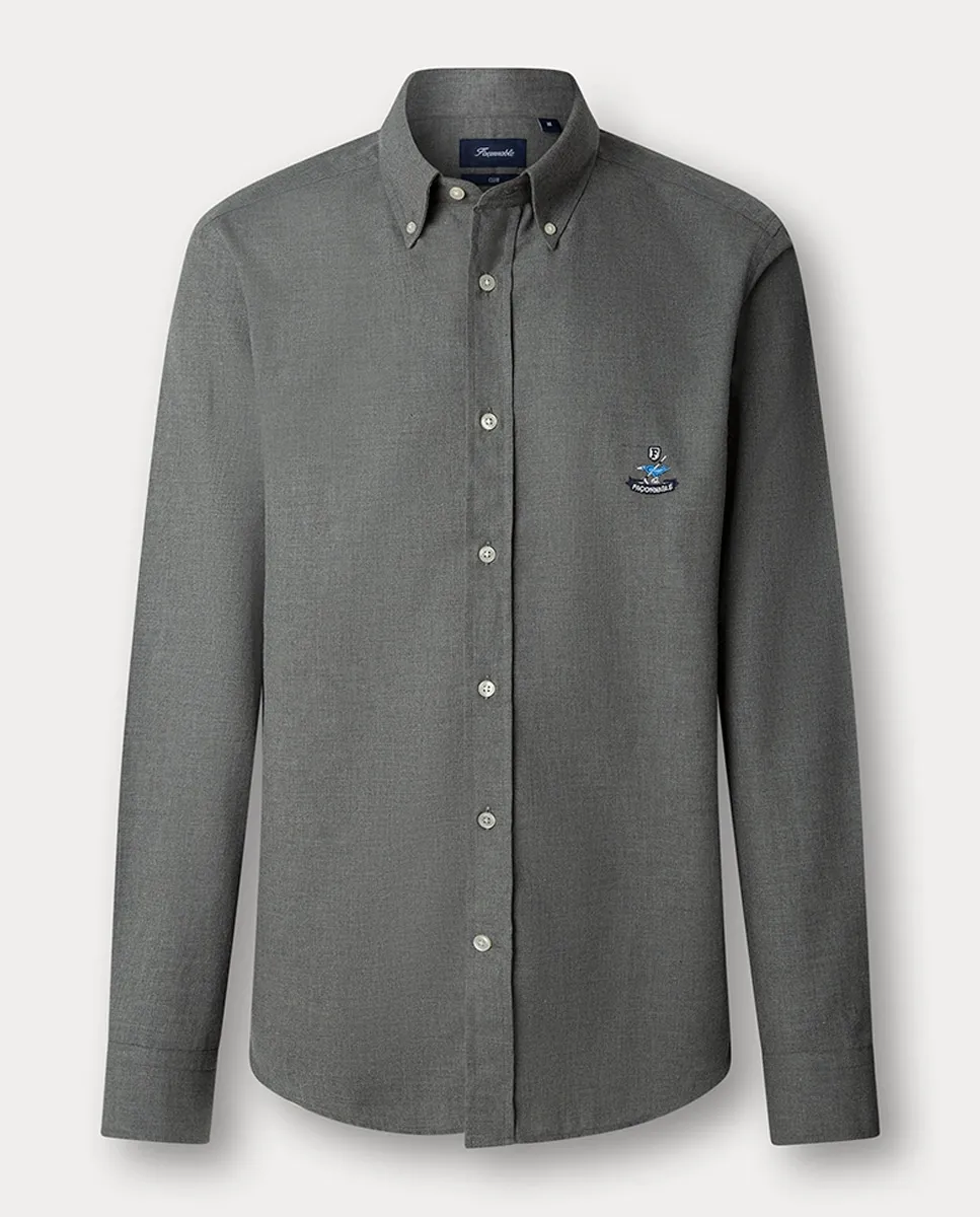 Мужская фланелевая хлопковая рубашка обычного кроя с логотипом birdie Façonnable, серый
Мужская фланелевая хлопковая рубашка обычного кроя с логотипом birdie Façonnable, серый