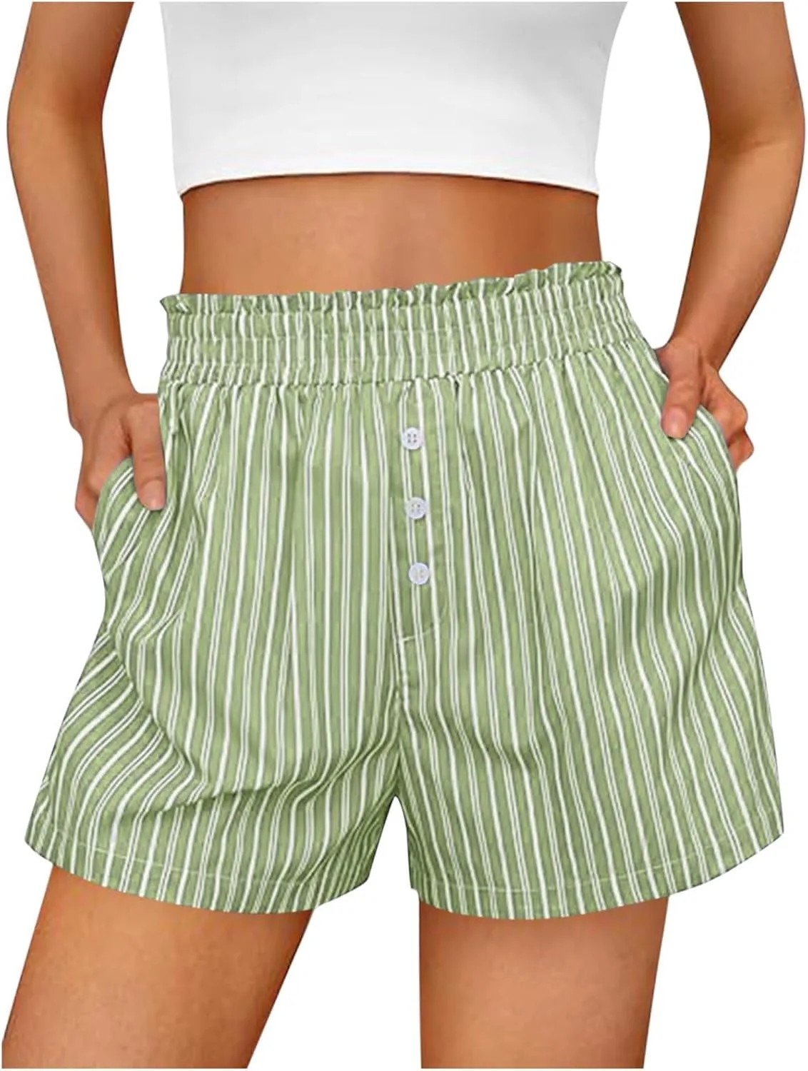 JOAU Женские боксеры 2025 лето полосатые Y2K Casual с эластичным поясом
JOAU Женские боксеры 2025 лето полосатые Y2K Casual с эластичным поясом