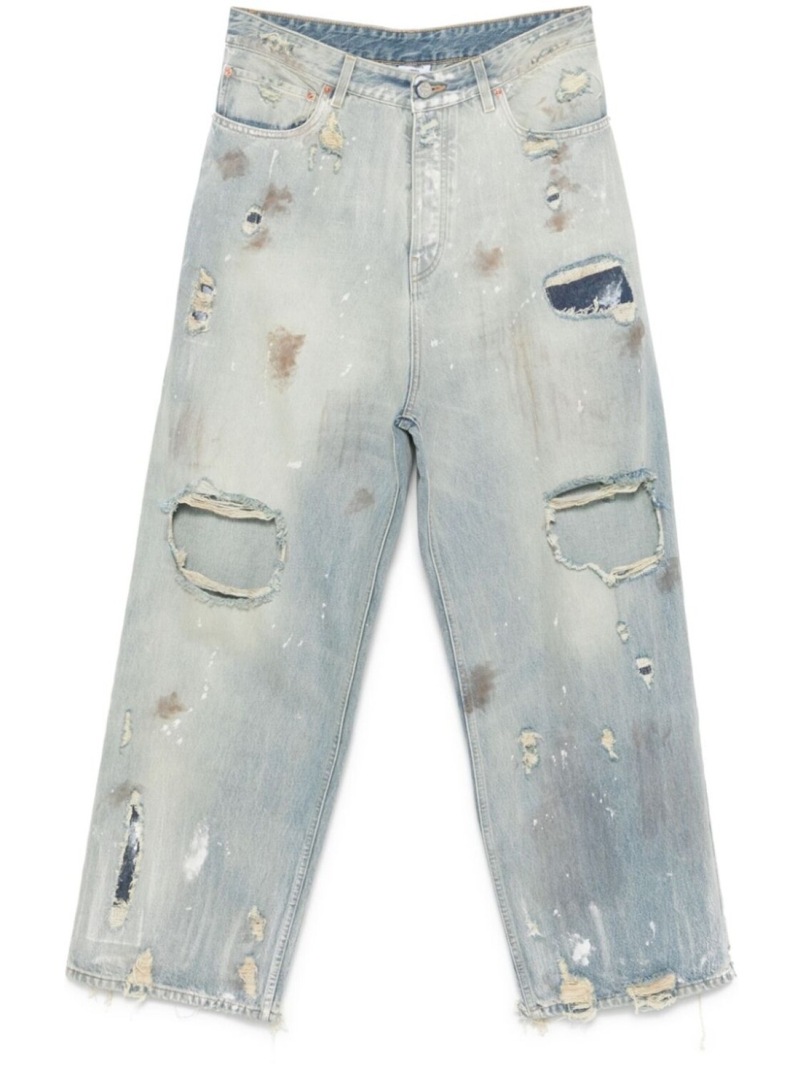 VETEMENTS Потрепанные джинсы, синий
VETEMENTS Потрепанные джинсы, синий