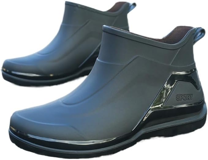 Мужские водонепроницаемые противоскользящие дождевые сапоги Hhhchpm - резиновая рабочая обувь с толстой подошвой, удобная для кухни и улицы, наружные дождевые ботинки, черный
Мужские водонепроницаемые противоскользящие дождевые сапоги Hhhchpm - резиновая рабочая обувь с толстой подошвой, удобная для кухни и улицы, наружные дождевые ботинки, черный