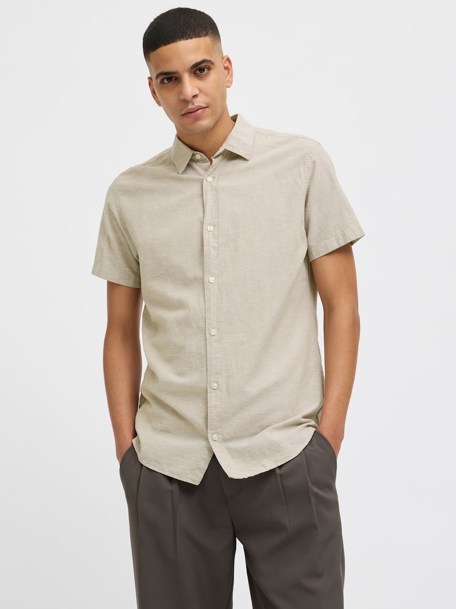 Рубашка Slim Fit на пуговицах JACK & JONES JJEBreeze, бежевый/темно-бежевый
Рубашка Slim Fit на пуговицах JACK & JONES JJEBreeze, бежевый/темно-бежевый
