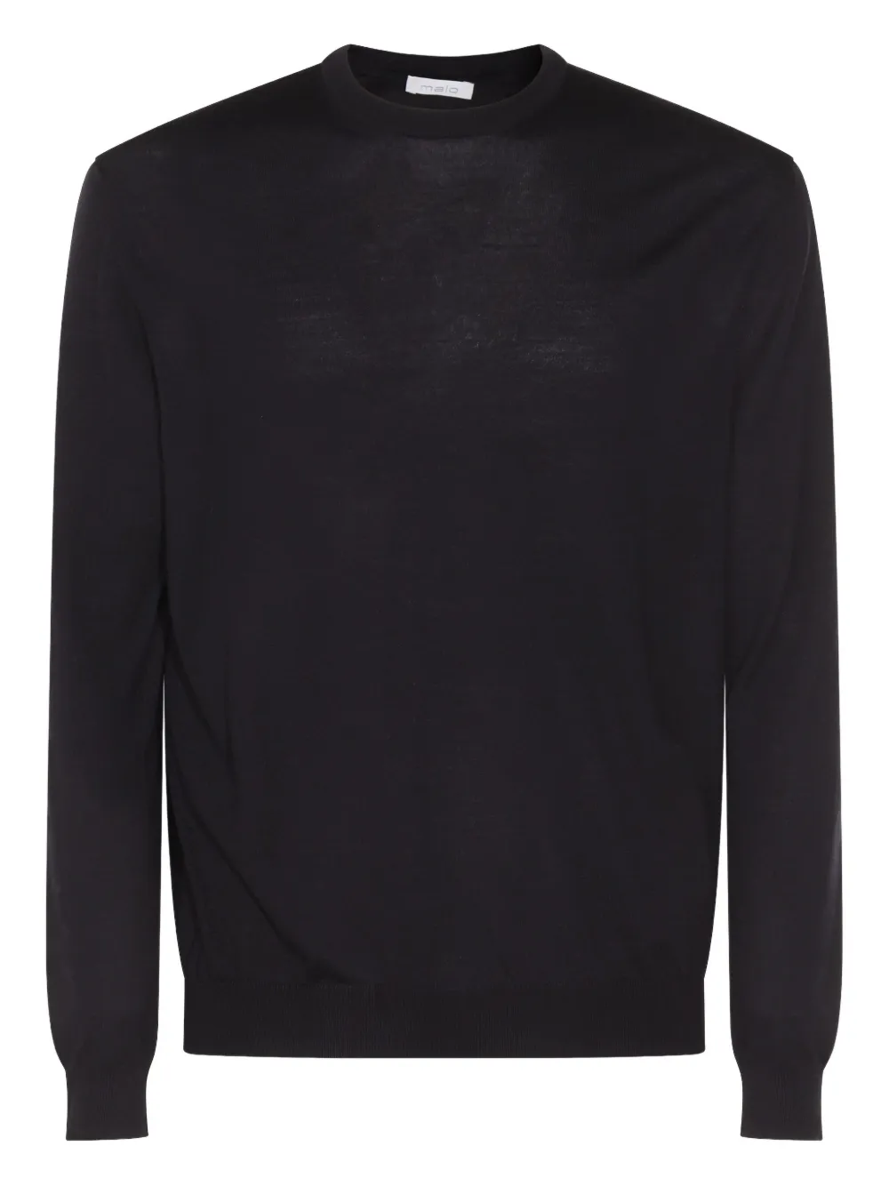 Кашемировый свитер с круглым вырезом Malo, синий 
Кашемировый свитер с круглым вырезом Malo, синий