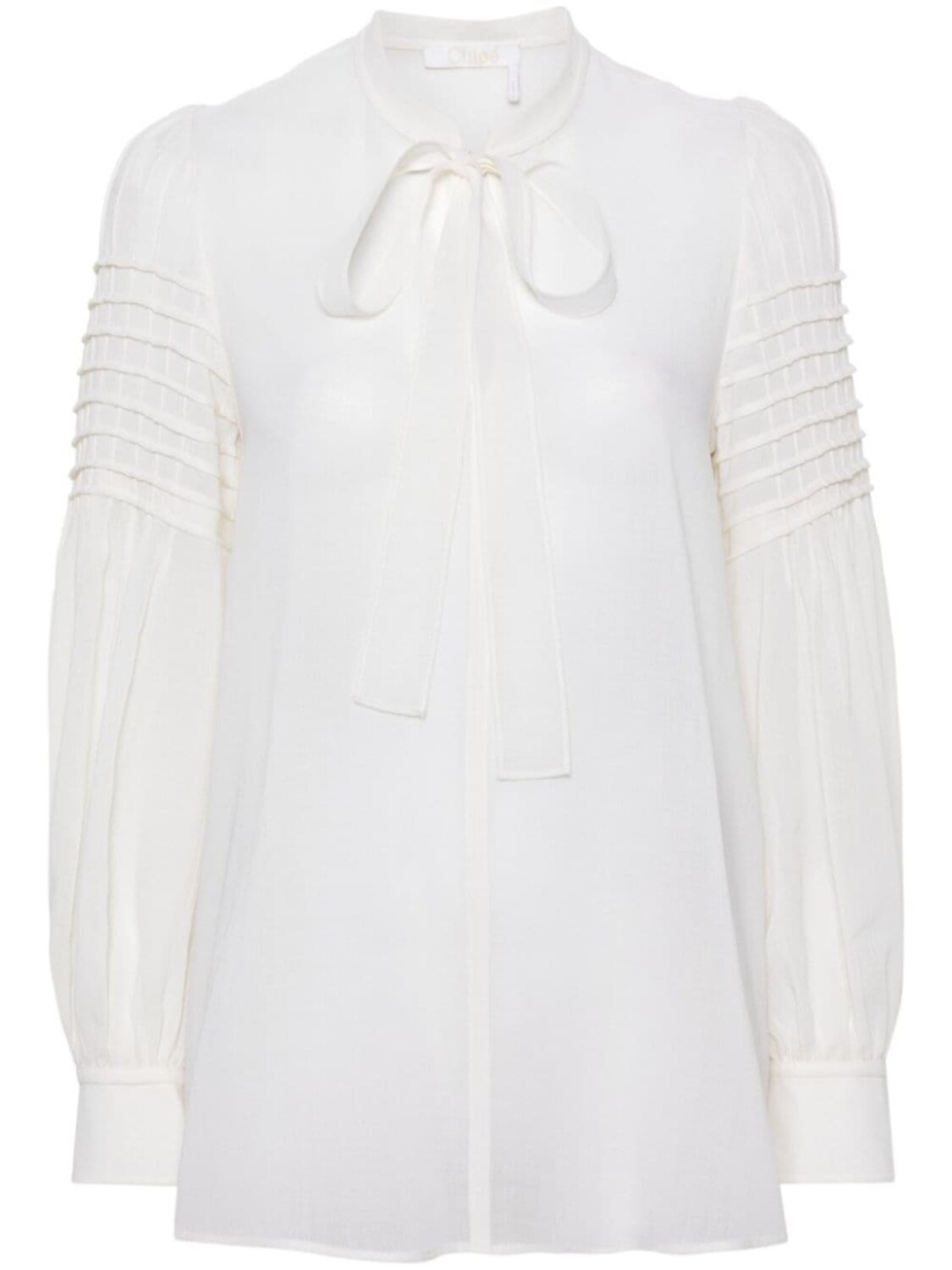 Chloé блузка со сборками, нейтральный цвет
Chloé блузка со сборками, нейтральный цвет