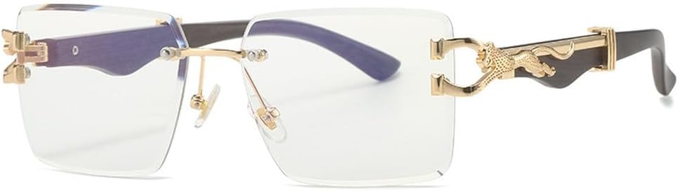 Винтажные солнцезащитные очки без оправы для женщин и мужчин, мужские солнцезащитные очки класса люкс, модные, стильные, панк, металлические, с леопардовым принтом HVTVTLA, Clear
Винтажные солнцезащитные очки без оправы для женщин и мужчин, мужские солнцезащитные очки класса люкс, модные, стильные, панк, металлические, с леопардовым принтом HVTVTLA, Clear