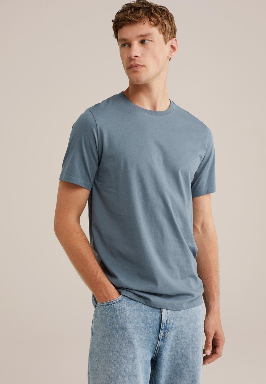 Футболка WE Fashion Basic T-shirt, Greyish Blue/Blue-Grey
Футболка WE Fashion Basic T-shirt, Greyish Blue/Blue-Grey