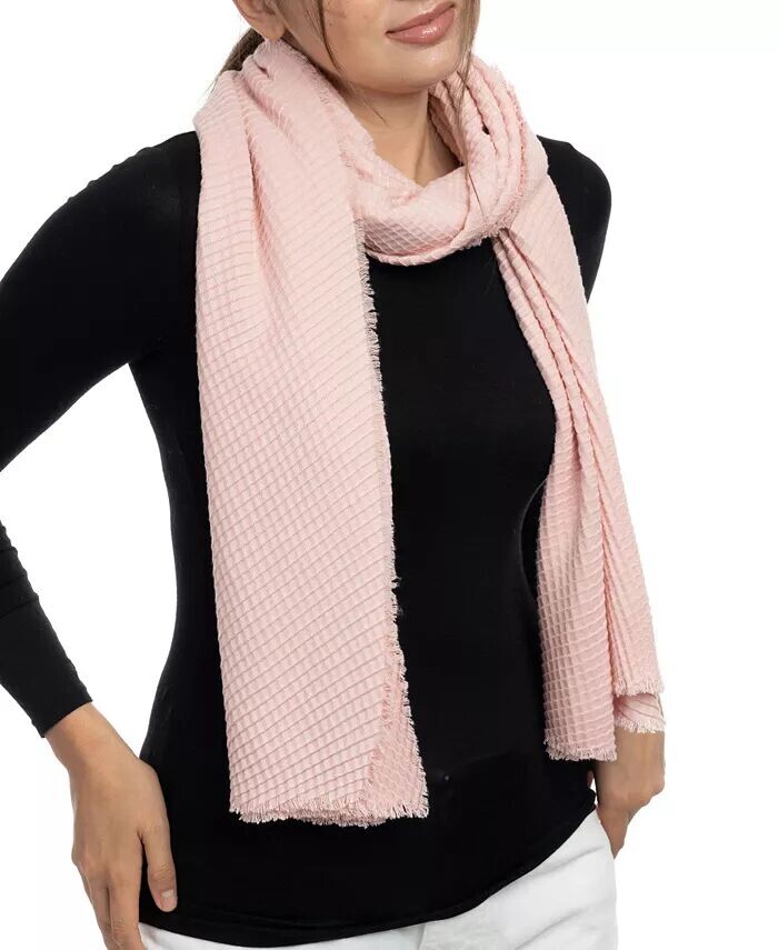 Супермягкий шарф с ромбовидной складкой Vince Camuto, розовый
Супермягкий шарф с ромбовидной складкой Vince Camuto, розовый