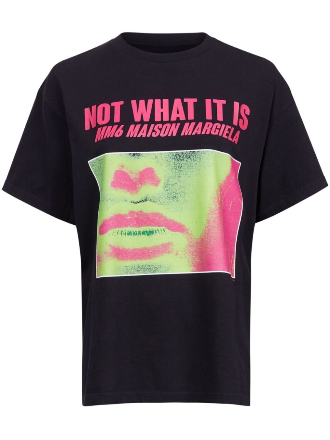 MM6 Maison Margiela футболка с графичным принтом, черный 
MM6 Maison Margiela футболка с графичным принтом, черный