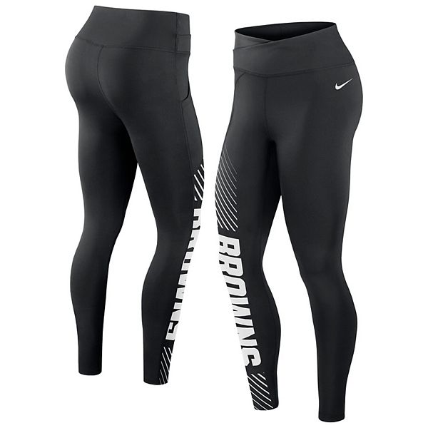 Женские черные леггинсы Cleveland Browns Yard Line Crossover Nike
Женские черные леггинсы Cleveland Browns Yard Line Crossover Nike