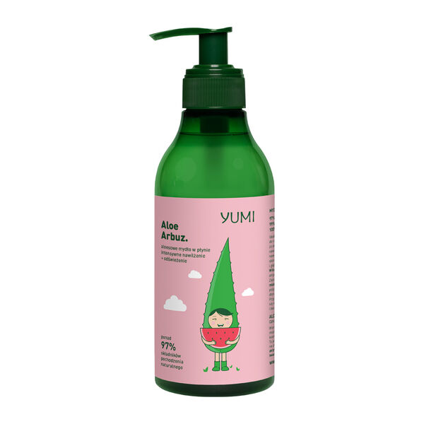 Жидкое мыло Алоэ, 400 мл Yumi Aloe arbuz
Жидкое мыло Алоэ, 400 мл Yumi Aloe arbuz