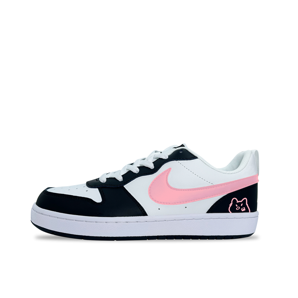 Nike Court Borough Puppy Pink нескользящие устойчивые к истиранию низкие детские скейтбординговые туфли White для подростков
Nike Court Borough Puppy Pink нескользящие устойчивые к истиранию низкие детские скейтбординговые туфли White для подростков