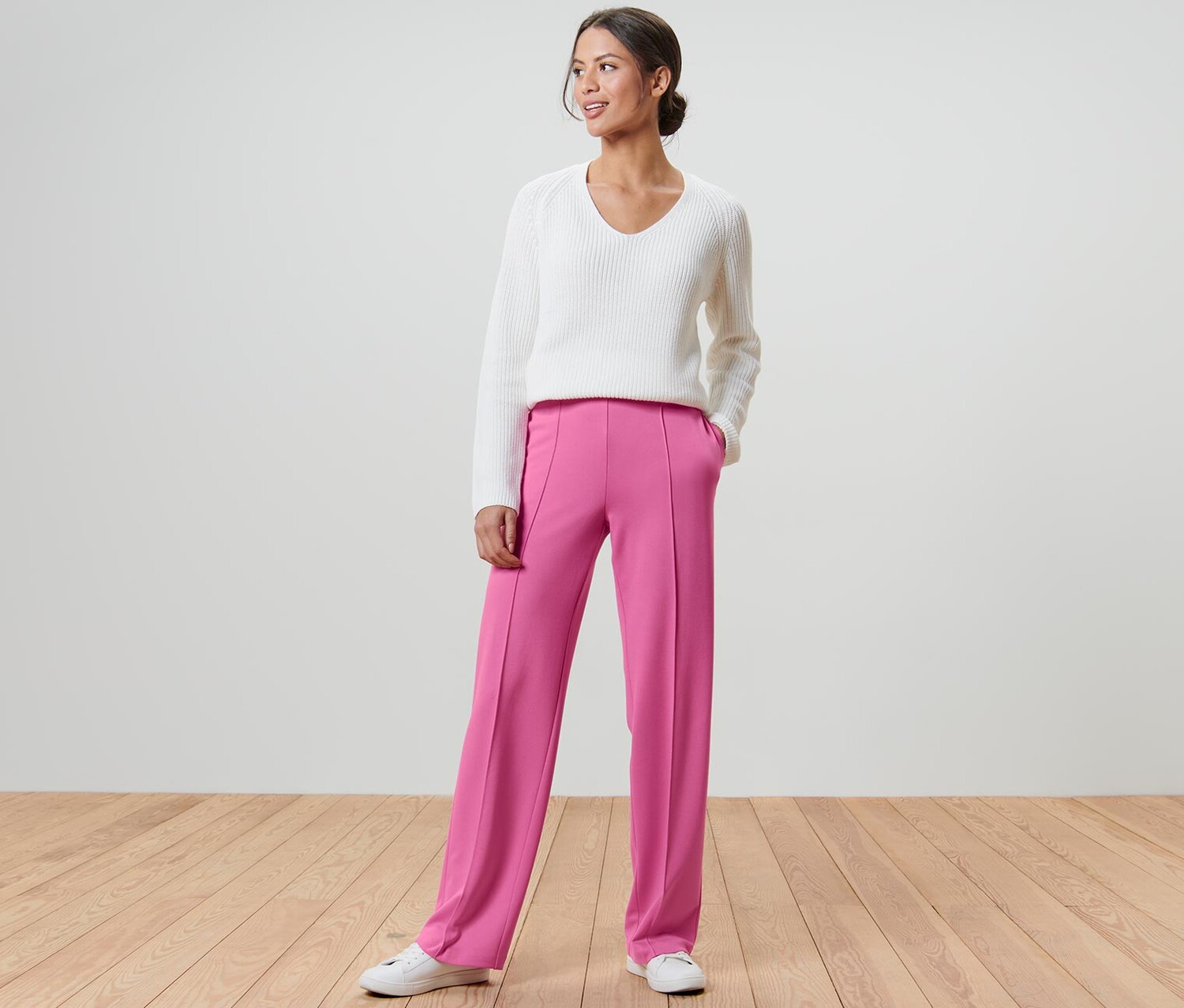 Брюки из джерси с окантовкой Tchibo, розовый
Брюки из джерси с окантовкой Tchibo, розовый