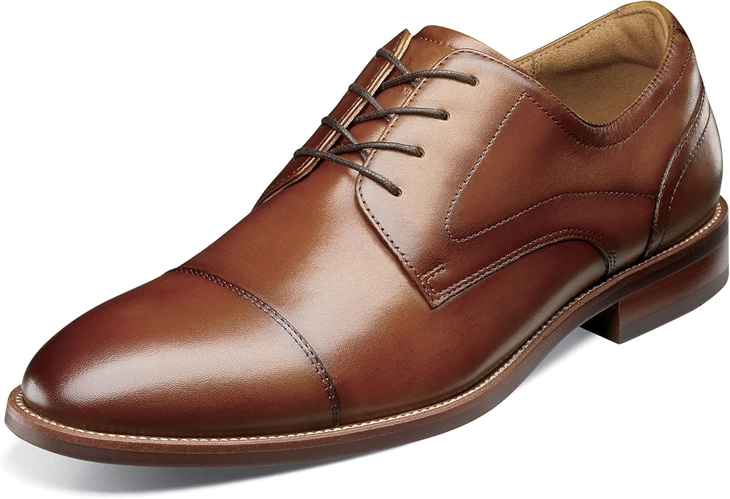 Мужские оксфорды Florsheim Rubano с кап-то носком, Cognac
Мужские оксфорды Florsheim Rubano с кап-то носком, Cognac