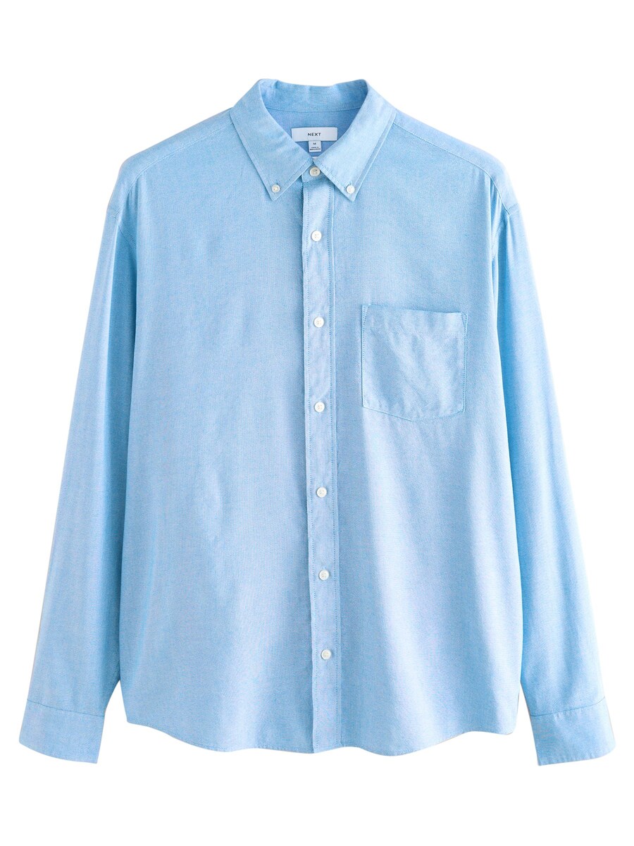 Рубашка на пуговицах классического кроя Next, светло-синий
Рубашка на пуговицах классического кроя Next, светло-синий