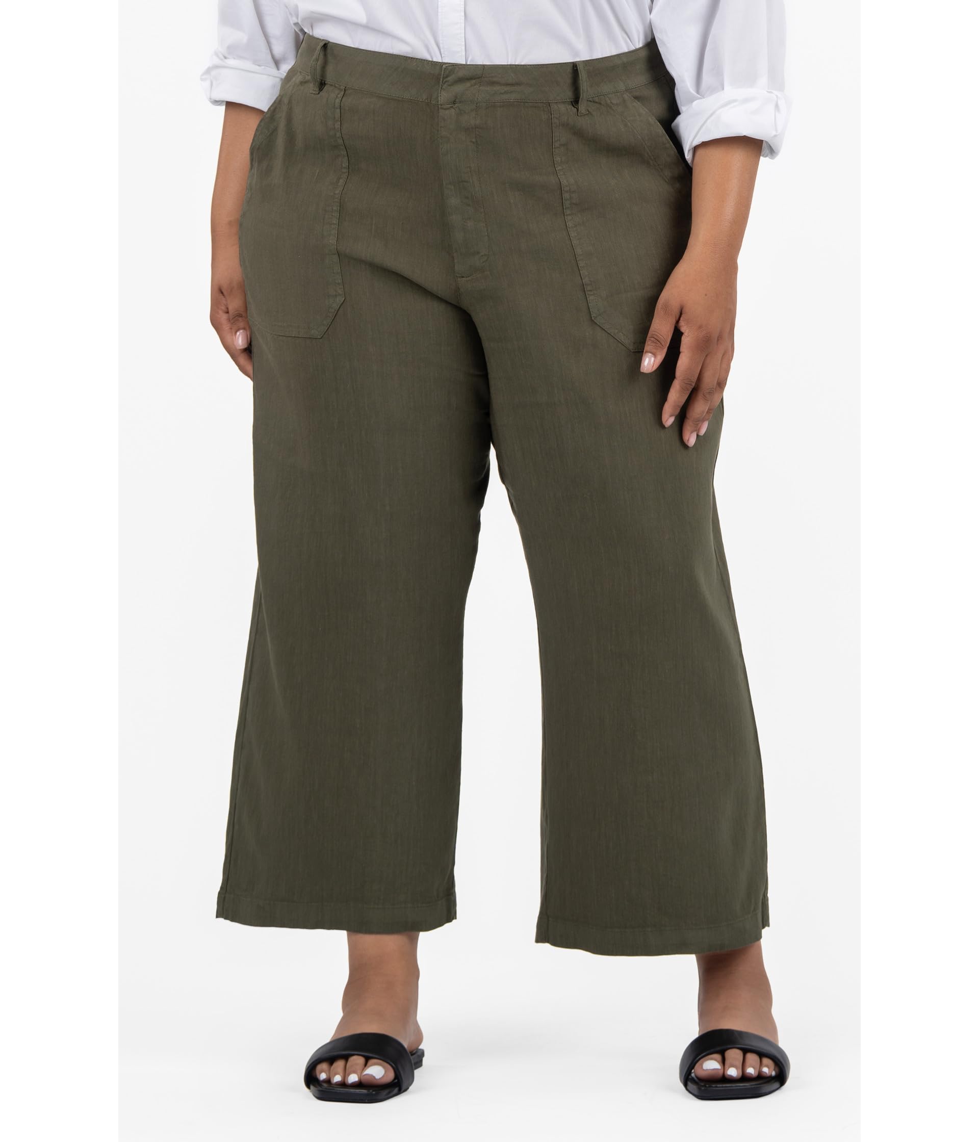 Джинсы KUT from the Kloth Plus Size Topaz-Wide Leg Pant W/Porkchop Pockets, цвет Forest
Джинсы KUT from the Kloth Plus Size Topaz-Wide Leg Pant W/Porkchop Pockets, цвет Forest